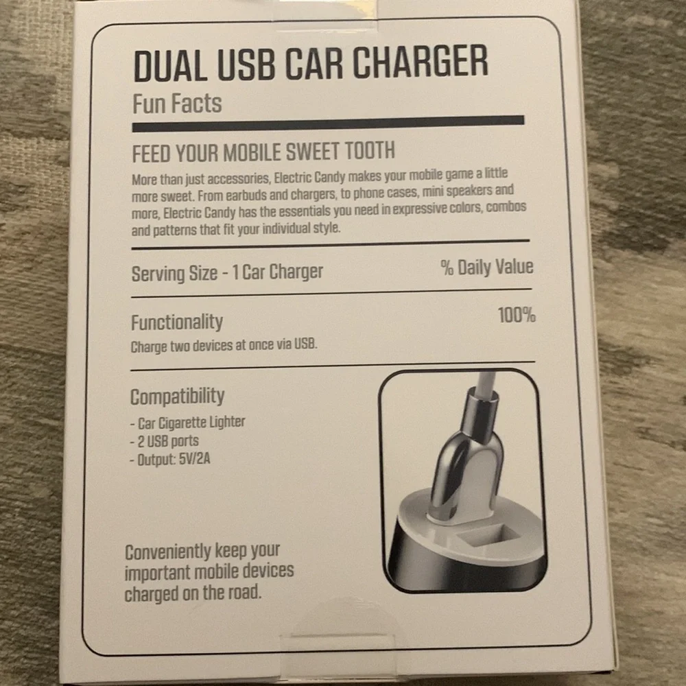 Portable car charger
